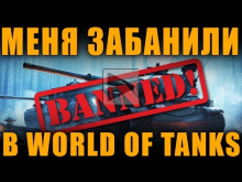 МЕНЯ ЗАБАНИЛИ В WORLD OF TANKS [ World of Tanks ]