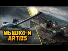 МЫШКО И ARTI25 ГНУТ РАНДОМ | World of Tanks