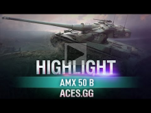 Изи демедж! AMX 50 B в World of Tanks!
