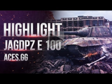 Тяжелая жизнь JgdPzE100 в рандоме World of tanks!