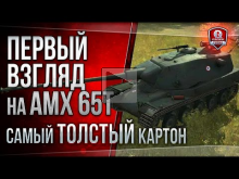 Первый взгляд на AMX 65t | Самый ТОЛСТЫЙ Картон