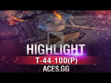 Игровой проказник.Т— 44— 100 (Р) в World of Tanks!