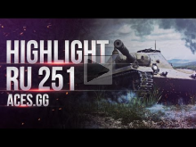 Потный бой или RU 251 нагибает в World of Tanks