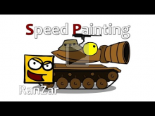 Speed Paint Т49. RanZar. Рандомные Зарисовки.