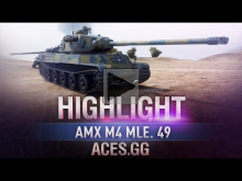 Французский новичок. AMX M4 mle. 49 в World of Tanks!