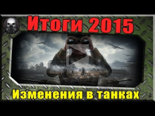 Подводим итоги за 2015 год, изменения и события в танках ~Wo
