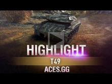 Игра на артотизированном танке. Т49 в World of Tanks!